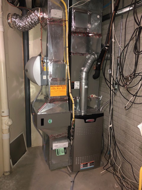 Lennox Furnace install after